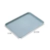 Creative Nordic Rektangulär Plastförvaringsbricka Hem Kök F Blue S -Köksmaterial Försäljningsbutik ZXLHG564 BUS