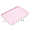 Creative Nordic Rektangulär Plastförvaringsbricka Hem Kök F Pink L -Köksmaterial Försäljningsbutik ZXLHG564 PKL