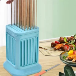 49 Hål Köttspett Kebab Maker Box Kök Quick BBQ Grillspett Blue 10 49 Hål Köttspett Kebab Maker Box Kök Quick BBQ Grillspett Blue -Köksmaterial Försäljningsbutik c3916b0188b54bd98093964d41afbfa6