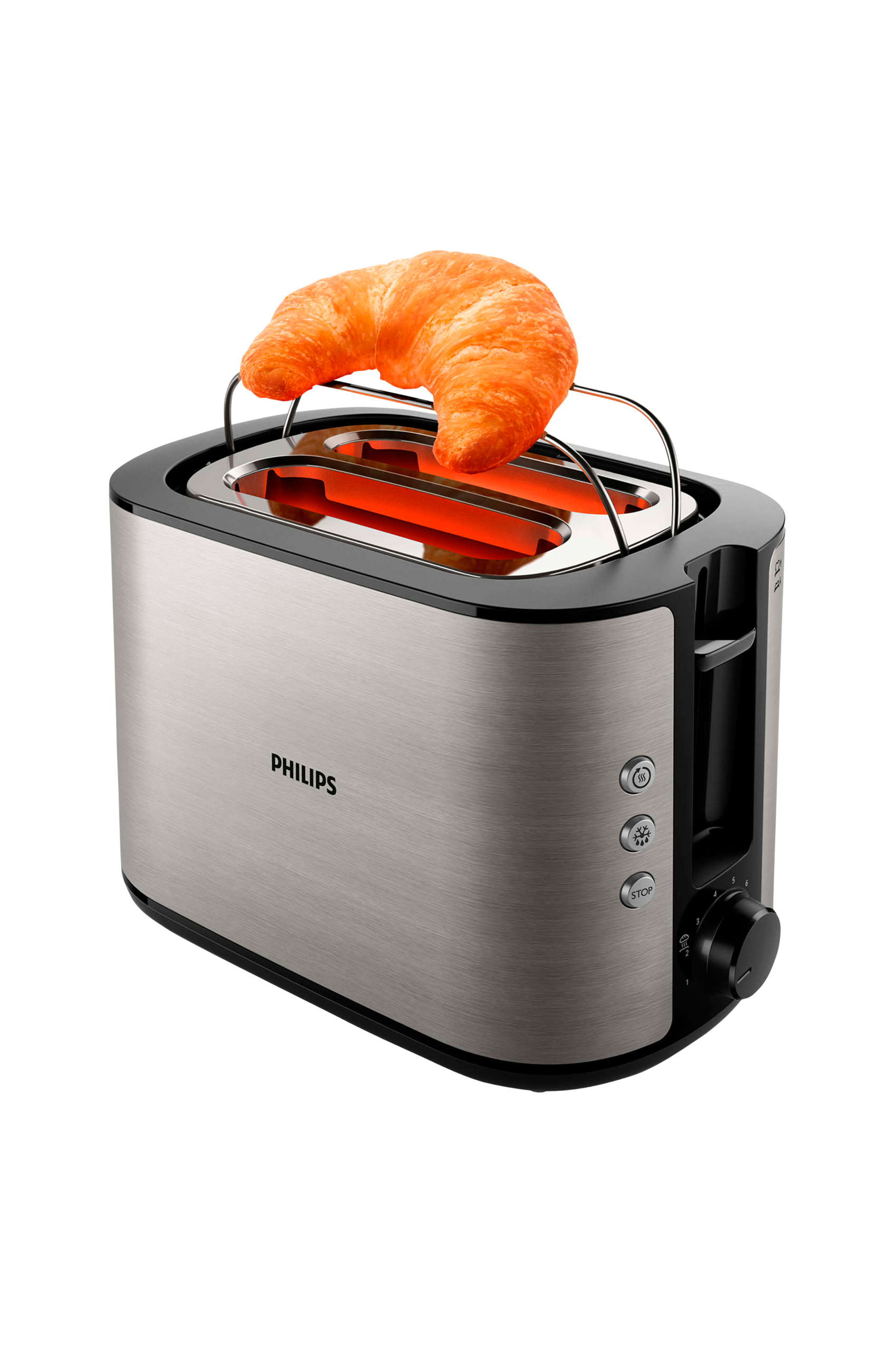 Kök & Hushåll Philips Brödrost HD2650 Rostfri 2 Skivor 3 Kök & Hushåll Philips Brödrost HD2650 Rostfri 2 Skivor