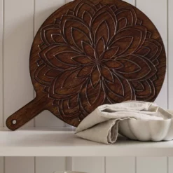 Kök & Hushåll Ellos Home Skärbräda Flora Ø 32 Cm -Köksmaterial Försäljningsbutik ell 1705948 01 Fm M0076192 scaled