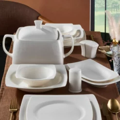 Kök & Hushåll Hermia Middagsservis Grace 7 (62 Delar) -Köksmaterial Försäljningsbutik hom 1707863 01 Fs scaled