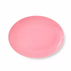 Kök & Hushåll Lyngby Porcelæn Serveringsfat Oval Rhombe Color 28.5x21.5 -Köksmaterial Försäljningsbutik hom 1712073 01 Bs scaled