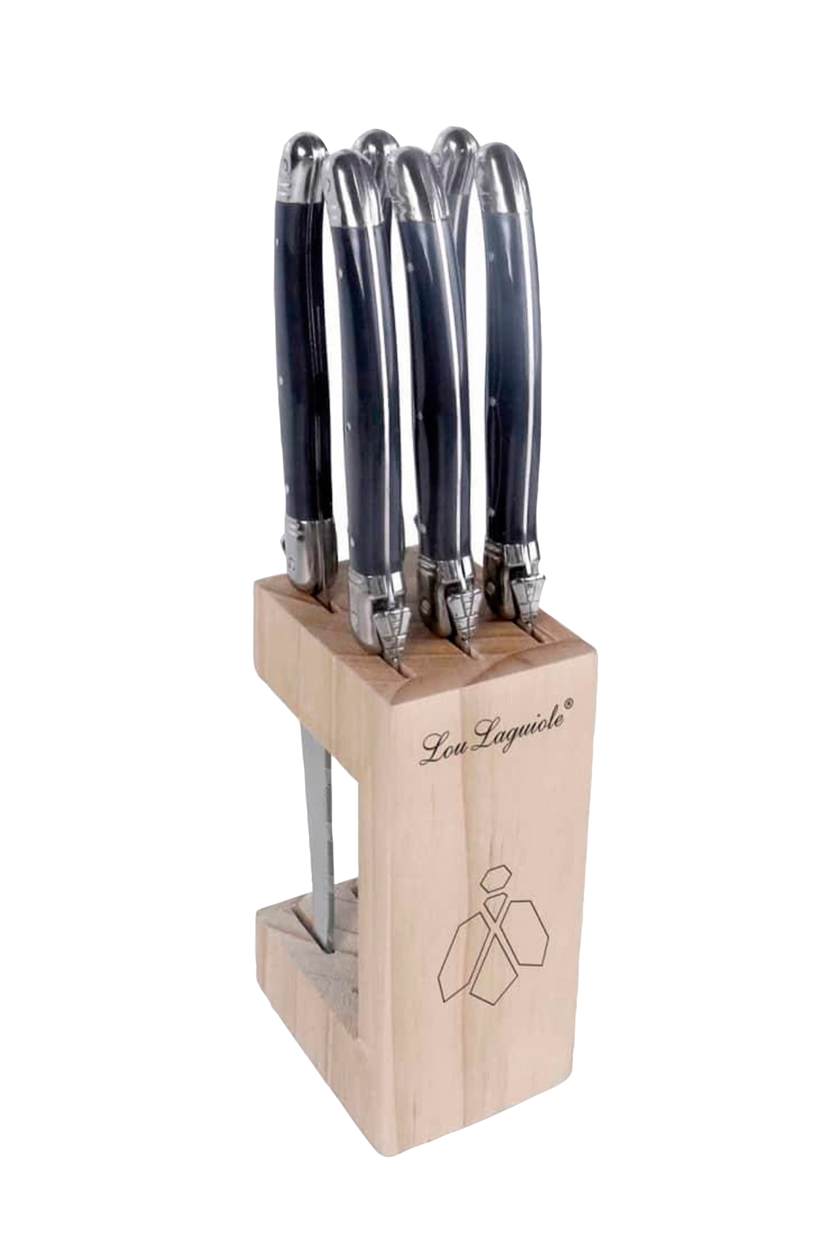Kök & Hushåll Lou Laguiole Grillknivar Tradition I Träblock 6-Pack 4 Kök & Hushåll Lou Laguiole Grillknivar Tradition I Träblock 6-Pack - Bild 2