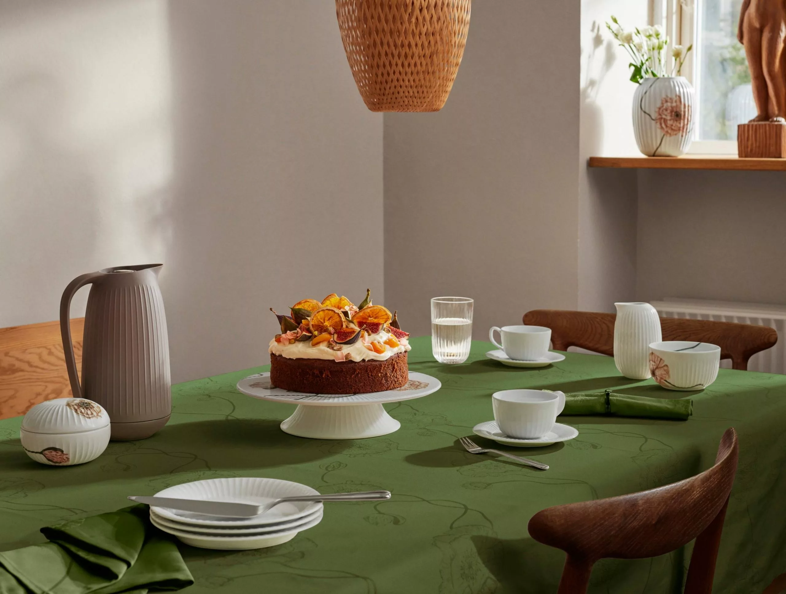 Kök & Hushåll Kähler Tårtfat Hammershøi Poppy Ø30 Cm 6 Kök & Hushåll Kähler Tårtfat Hammershøi Poppy Ø30 Cm - Bild 4