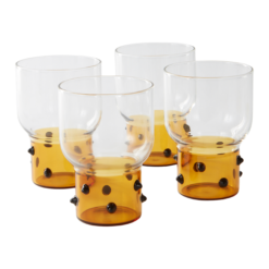 Kök & Hushåll Jotex FLEUR Glas 4-pack -Köksmaterial Försäljningsbutik jot 1673925 01 Fs