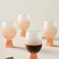 Kök & Hushåll Jotex PEACH Vinglas 4-pack