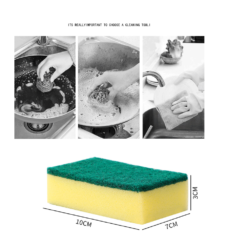 20 Kök Dubbelsidig Disksvamp Rengöringsborste -Köksmaterial Försäljningsbutik psc 3