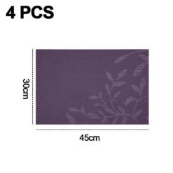 Värmebeständiga Bordsunderlägg, Lätt Att Rengöra För Kök, Lila Purple