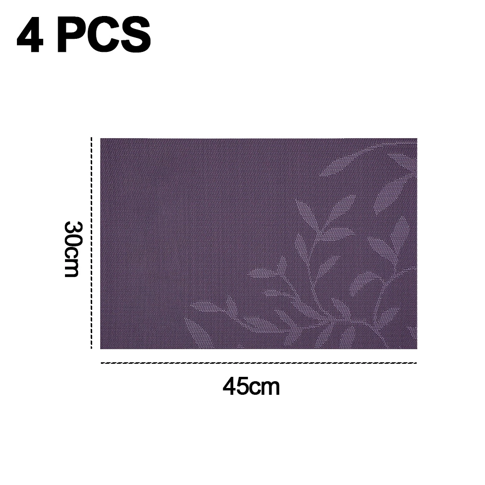 Värmebeständiga Bordsunderlägg, Lätt Att Rengöra För Kök, Lila Purple 3 Värmebeständiga Bordsunderlägg, Lätt Att Rengöra För Kök, Lila Purple