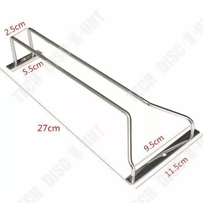 TD® Vinglashållare I Rostfritt Stål - Förvaringsställ - Kök 5 TD® Vinglashållare I Rostfritt Stål - Förvaringsställ - Kök - Bild 3